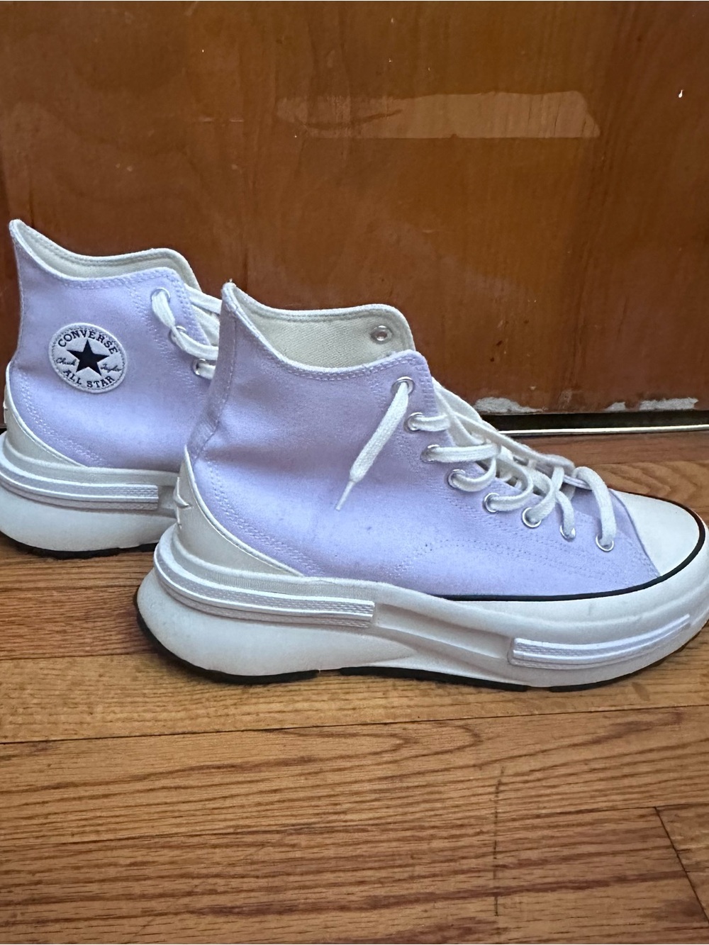 Converse Platform Chuck Taylor High Top Sneakers - Light Lavender